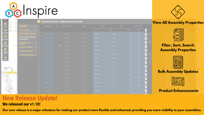 FASTER AND MORE ACCURATE BRANCH TAKE OFFS WITH AECInspire's LATEST RELEASE